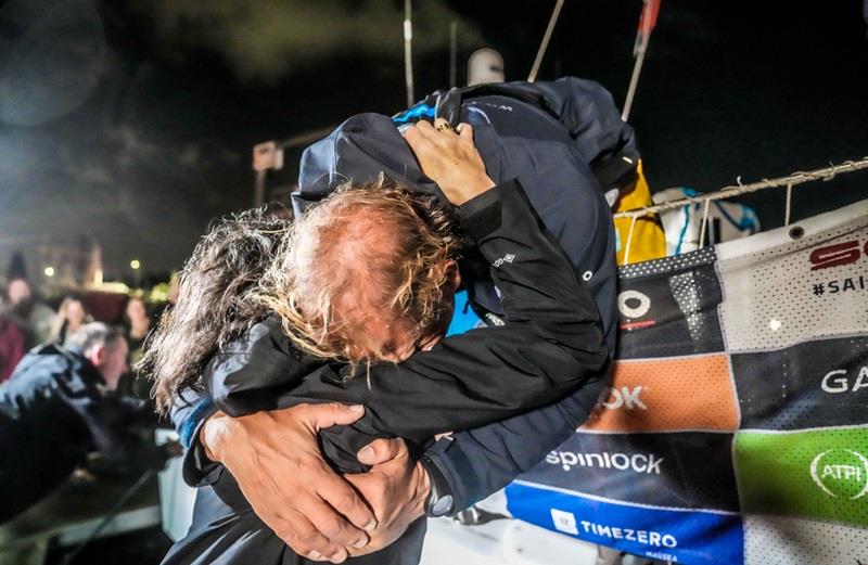 Emotional reunion for Mike and Nicky Miller - Race 5: Sta-Lok Endurance Test  - photo © Clipper Race