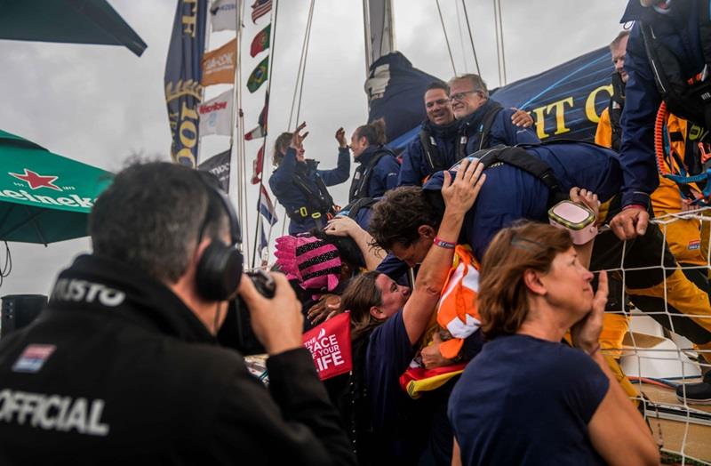 Emotional welcomes for YCPE - Race 5: Sta-Lok Endurance Test  - photo © Clipper Race