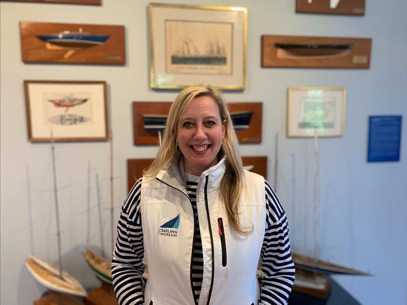 The Sailing Museum and National Sailing Hall of Fame executive director Ashley Householder photo copyright NSHoF taken at  and featuring the Marine Industry class