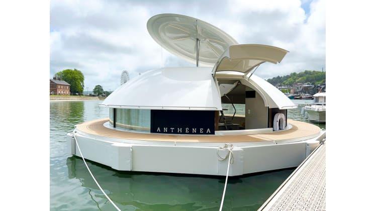 Anthénea floating eco-luxury suite photo copyright Peters & May taken at 