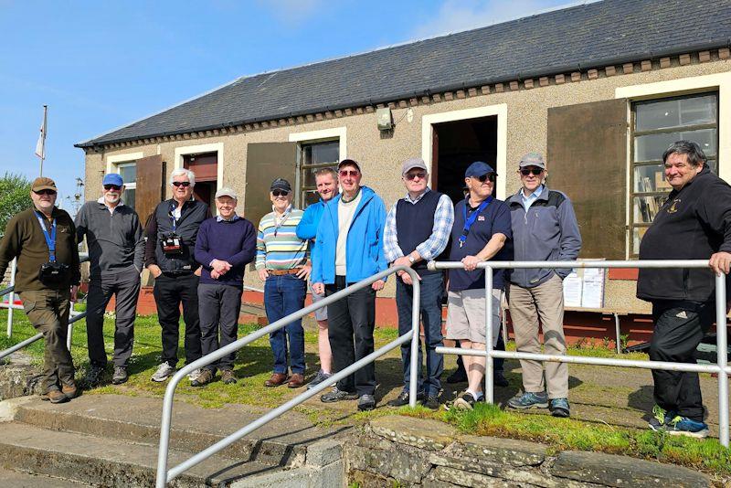 MYA Scottish District IOM Travellers at Greenock photo copyright Simon Thomson taken at Greenock Model Yacht and Power Boat Club and featuring the One Metre class