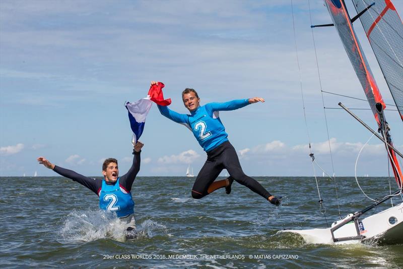 France's Gwendal Nael and Lilian Mercier photo copyright Matias Capizzano / www.capizzano.com taken at Regatta Center Medemblik and featuring the 29er class
