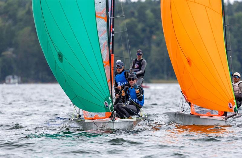 29er European Championship photo copyright Kristian Joos taken at Royal Swedish Yacht Club and featuring the 29er class