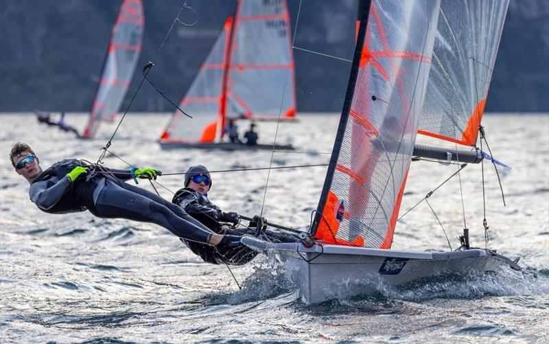 Swiss sailors Ikke Huber and Liam Berger - photo © International 29er Class
