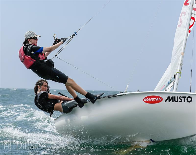 Schnapper Point Regatta photo copyright Alan Dillon taken at Mornington Yacht Club and featuring the 420 class