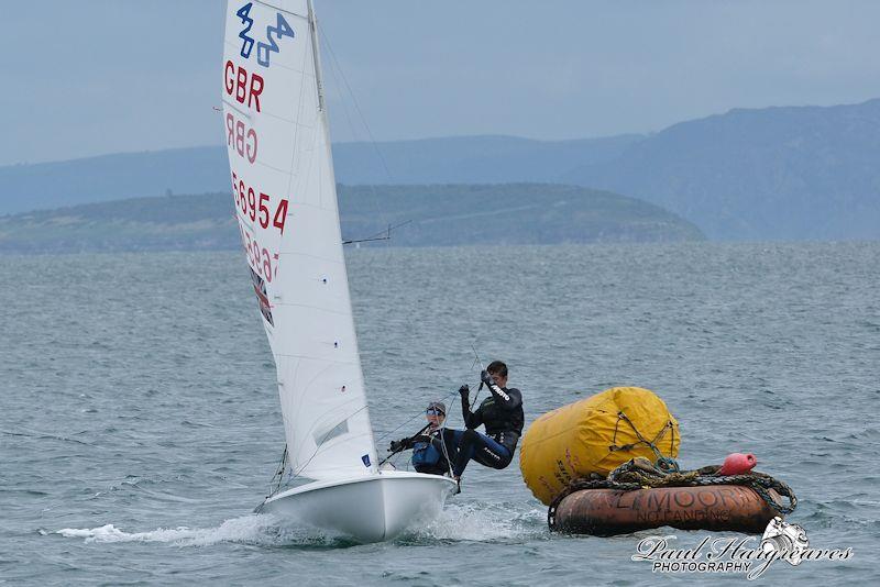 Arwen Fflur & Matthew Rayner take first place in the ContractCars.com Anglesey Offshore Dinghy Race 2023 photo copyright Paul Hargreaves Photography taken at Red Wharf Bay Sailing Club and featuring the 420 class