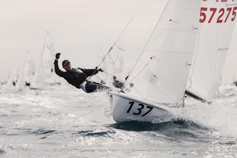 GBR 420 teams in the San Remo Carnival Race - photo © Andrea Lelli / Carnival Race Sanremo