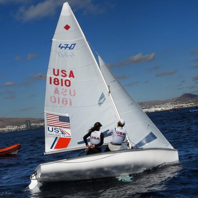 Nikki Barnes and Lara Dallman-Weiss will represent the USA in the Women's 470 event at the Tokyo 2020 Olympics  photo copyright Perfect Vision Sailing taken at St. Francis Yacht Club and featuring the 470 class