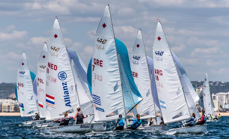 Day 2, 2021 European 470 Championships, Vilamoura, Portugal - photo © Joao Costa Ferreira