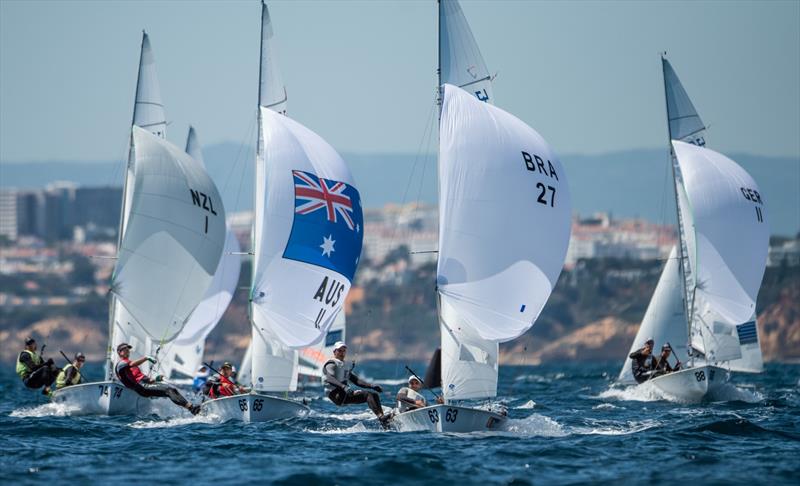 Mens leaders - Day 4 - Open Mens European 470 championship - Vilamoura, Portugal - May 2021 - photo © Joao Costa Ferreira