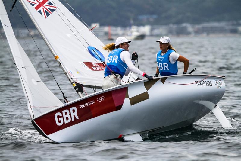 Tokyo2020 - Day 6- GBR Womens 470 - July, 30, - Enoshima, Japan photo copyright Richard Gladwell  taken at  and featuring the 470 class