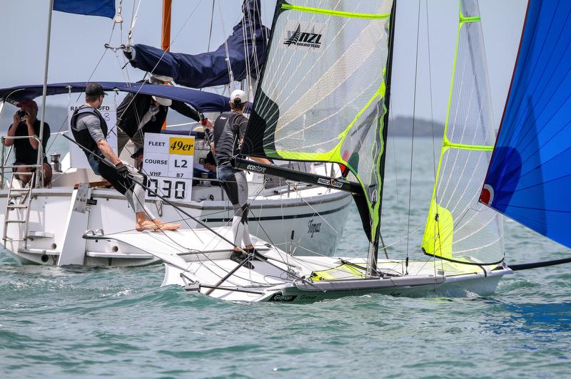 Peter Burling and Blair Tuke - 49er - Hyundai World Championships, Oceania Championship, Day 3, November 27, 2019 , Royal Akarana Yacht Club. - photo © Richard Gladwell / Sail-World.com