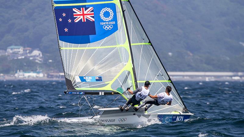 Tokyo2020 - Day 4 - July, 28, - Enoshima, Japan. 49er - Peter Burling and Blair Tuke (NZL) - photo © Richard Gladwell - Sail-World.com / nz