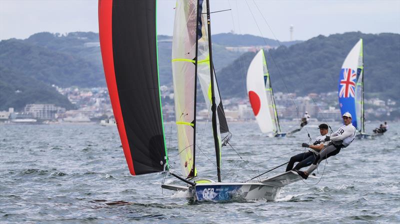 Tokyo2020 - Day 6- July, 30, - Erik Heil and Thomas Ploessel (GER) - Enoshima, Japan photo copyright Richard Gladwell  taken at  and featuring the 49er class