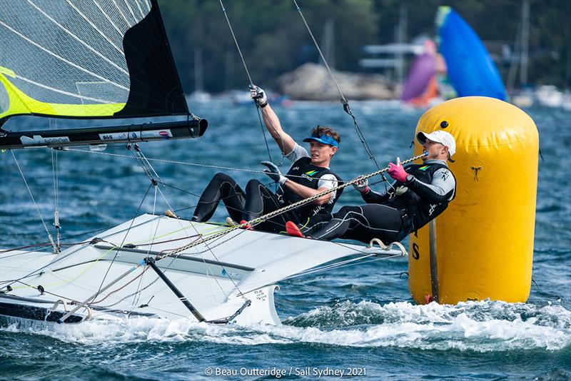 Tom Burton and Simon Hoffman - Sail Sydney 2021 - photo © Beau Outteridge