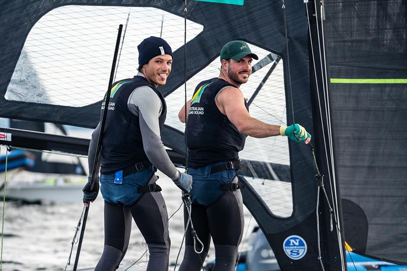 A satisfying best result for Jim Colley and Shaun Connor - 49er, 49erFX and Nacra 17 European Championships photo copyright Beau Outteridge taken at  and featuring the 49er class