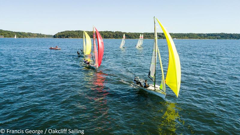 Triple Crown Series photo copyright Francis George / Oakcliff Sailing taken at Oakcliff Sailing Center and featuring the 49er class