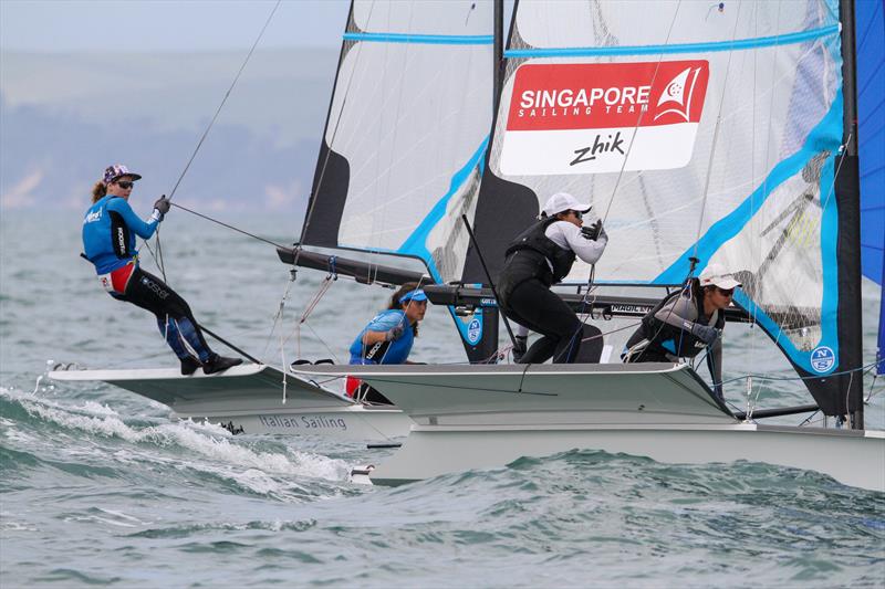 49erFX - Hyundai World Championships, Oceania Championship, Day 3, November 27,  2019, Royal Akarana Yacht Club. - photo © Richard Gladwell / Sail-World.com