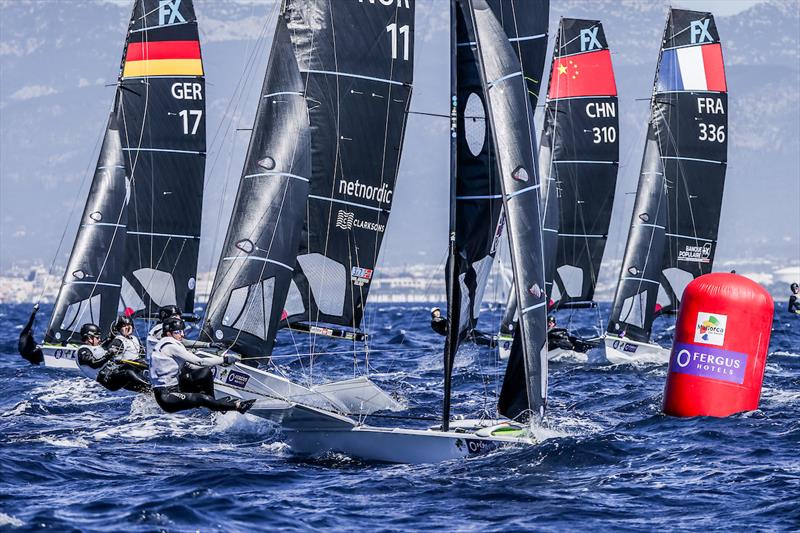 49er FX fleet - 54th Trofeo Princesa Sofia Mallorca by FERGUS day 1 - photo © Sailing Energy / Trofeo Princesa Sofía Mallorca