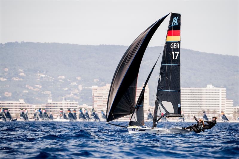 49er FX fleet - Trofeo Princesa Sofia Mallorca by FERGUS day 3 - photo © Sailing Energy / Trofeo Princesa Sofía