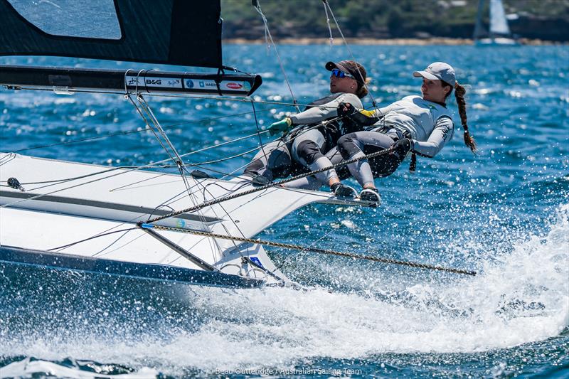 Brooke Wilson and Evie Haseldine - photo © Beau Outteridge