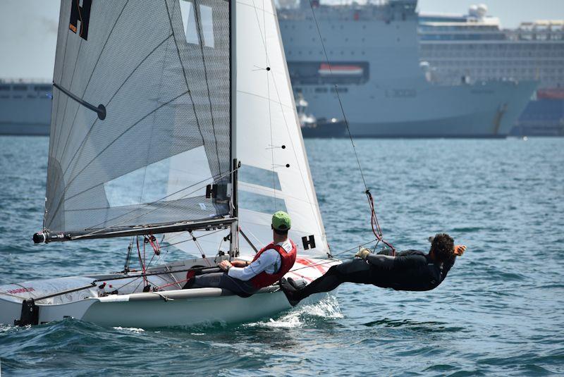 Roger Gilbert and Ben McGrane have already won the European Championship in this 505 yet there is nothing 'tricked up' about it - photo © Dougal Henshall