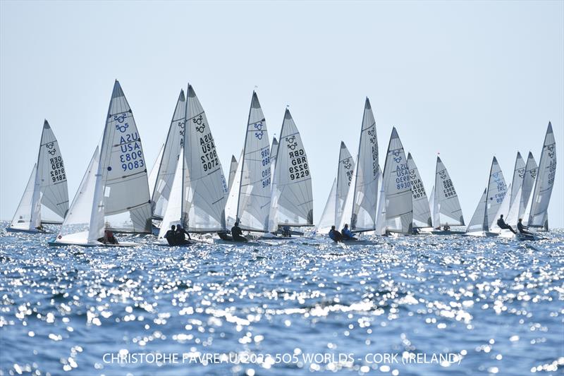 Finally some breeze on day 5 of the 505 Worlds at Crosshaven - photo © Christophe Favreau / www.christophefavreau.com