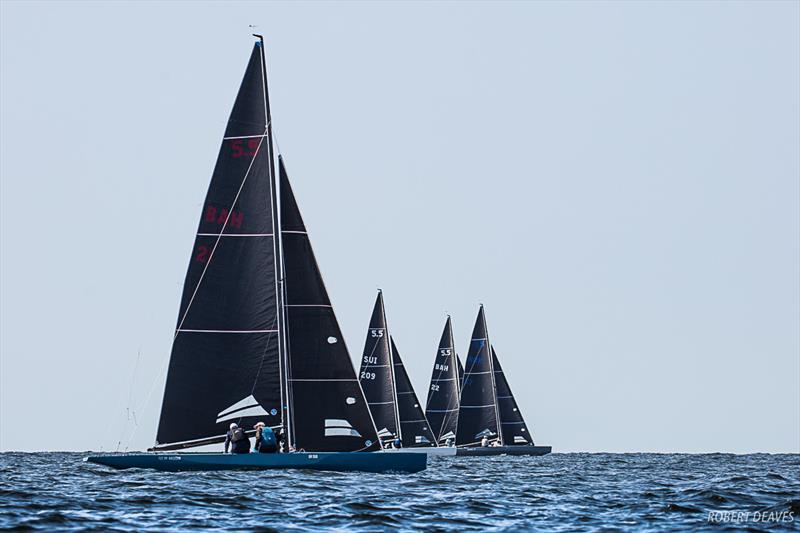 Tight racing in Race 4 - 5.5 Metre World Championship 2019 in Helsinki - photo © Robert Deaves