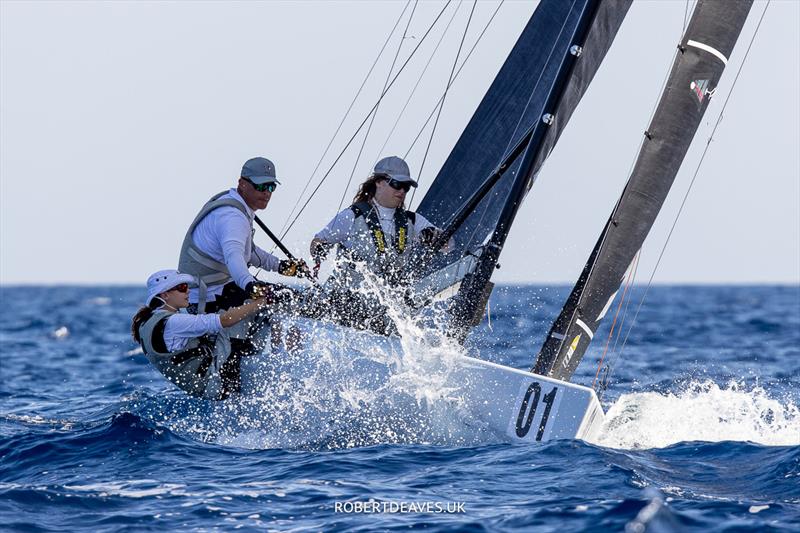 Ali Baba - 5.5 Metre World Championship 2023, final day photo copyright Robert Deaves taken at Yacht Club Costa Smeralda and featuring the 5.5m class