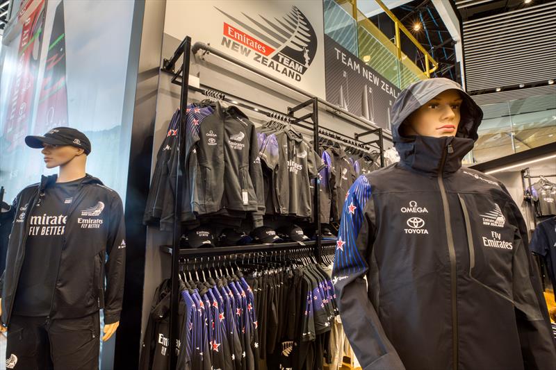 Just landed! New Emirates Team New Zealand supporter range in-store and online now photo copyright Emirates Team New Zealand Shop taken at Royal New Zealand Yacht Squadron and featuring the  class