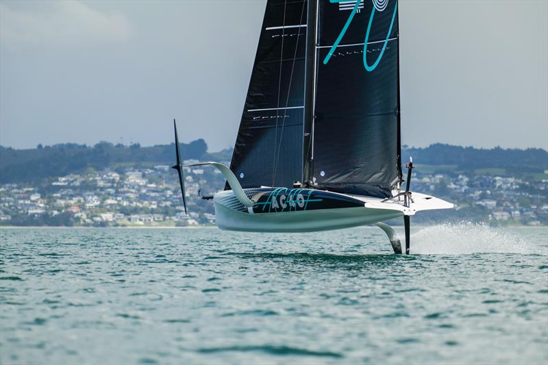 ETNZ AC 40 - America's Cup Joint Recon Emirates Team New Zealand AC40 Day 2 - September 21, 2022 - photo © Adam Mustill / America's Cup