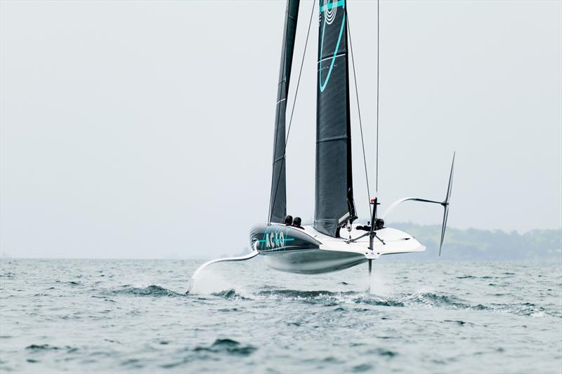 AC37 Joint Recon Program - America's Cup Recon - Emirates Team New Zealand - AC40 Day 3, September 22, 2022 photo copyright Adam Mustill / America's Cup taken at Royal New Zealand Yacht Squadron and featuring the AC40 class