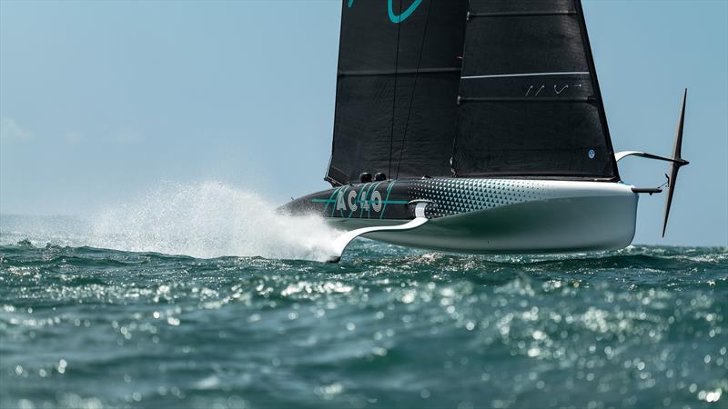 Emirates Team NZ's AC40 - Inner Hauraki Gulf - Auckland - October 26, 2022 - photo © Adam Mustill / America's Cup