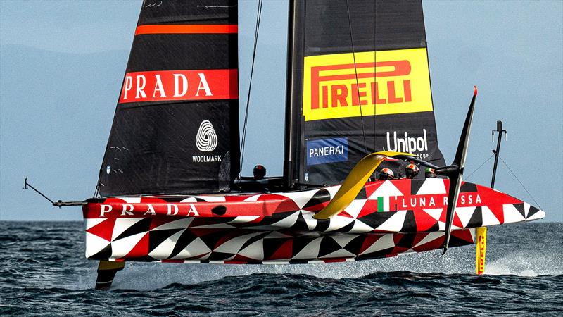 Luna Rossa Prada Pirelli -  LEQ12 - December 10, 2022 - Cagliari, Sardinia photo copyright Ivo Rovira / America'sCup taken at Circolo della Vela Sicilia and featuring the AC40 class