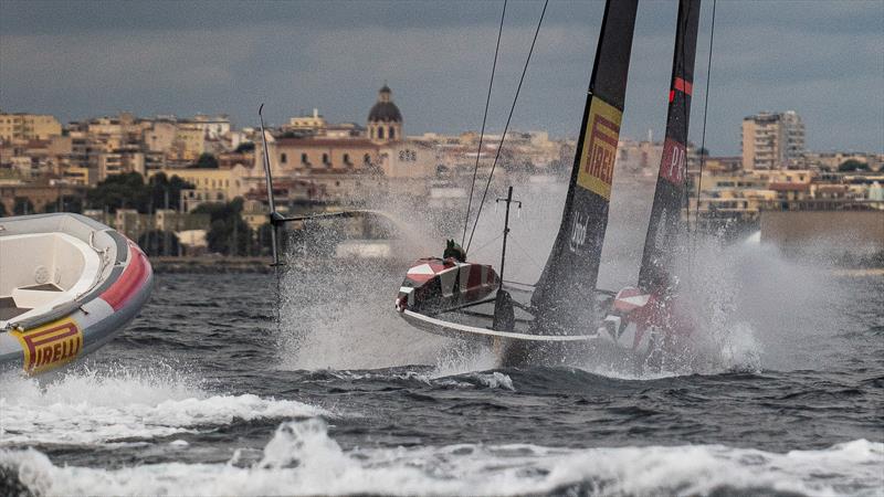 Luna Rossa Prada Pirelli -  LEQ12 - December 12, 2022 - Cagliari, Sardinia photo copyright Ivo Rovira / America'sCup taken at Circolo della Vela Sicilia and featuring the AC40 class