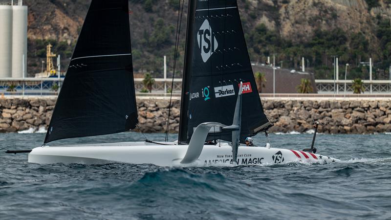 American Magic - AC40 - Day 60 - Barcelona - August 30, 2023 - photo © Paul Todd/America's Cup