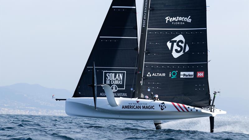 American Magic - AC40 - Day 95 - February 21, 2024 - Barcelona photo copyright Ugo Fonolla / America's Cup taken at New York Yacht Club and featuring the AC40 class