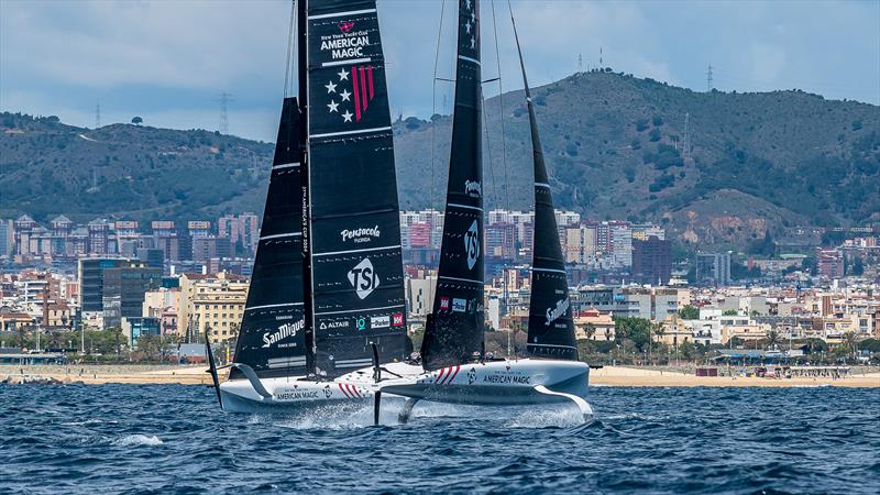 American Magic - AC40 - Day 115 - April 22, 2024 - Barcelona - photo © Job Vermeulen / America's Cup