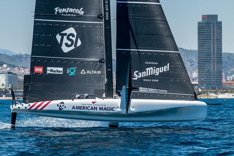 American Magic - AC40 - Day 117 - April 24, 2024 - Barcelona photo copyright Job Vermeulen / America's Cup taken at New York Yacht Club and featuring the AC40 class