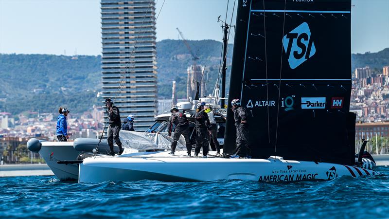 American Magic - AC40 - Day 117 - April 24, 2024 - Barcelona photo copyright Job Vermeulen / America's Cup taken at New York Yacht Club and featuring the AC40 class