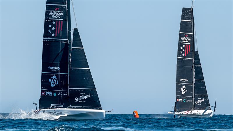 American Magic - AC40 - Day 117 - April 24, 2024 - Barcelona photo copyright Job Vermeulen / America's Cup taken at New York Yacht Club and featuring the AC40 class