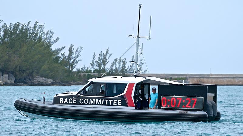 Race Committee - Round Robin2, America's Cup Qualifier - Day 6, June 1, 2017 (ADT) photo copyright Richard Gladwell taken at  and featuring the AC50 class