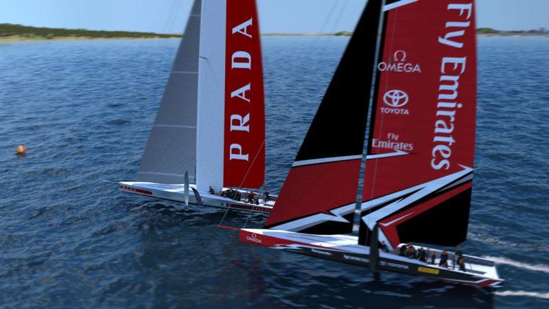 AC75 rendering - Emirates Team New Zealand - photo © Emirates Team New Zealand