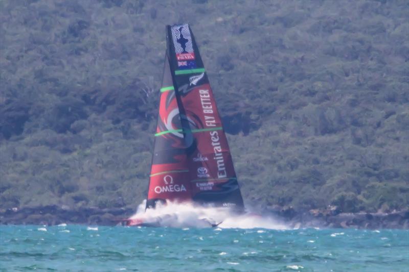Emirates Team New Zealand's Te Aihe, Waitemata Harbour, November 7, 2019 - photo © Richard Gladwell / Sail-World.com