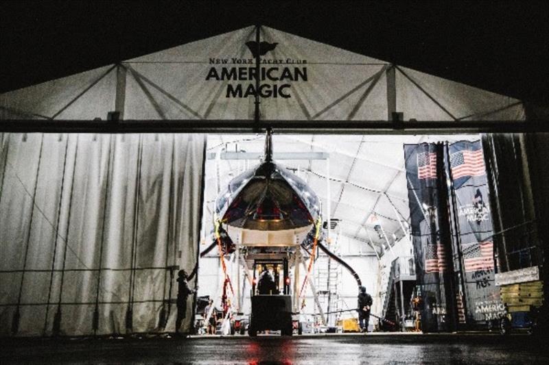 American Magic and its cutting-edge racing boats have returned to Pensacola for winter training after completing operations near Newport, Rhode Island. - photo © American Magic / Amory Ross