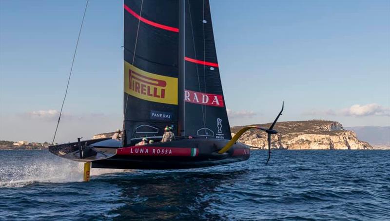 Luna Rossa Prada Pirelli - Cagliari, Sardinia - January 2020 photo copyright Luna Rossa Prada Pirelli taken at Circolo della Vela Sicilia and featuring the AC75 class