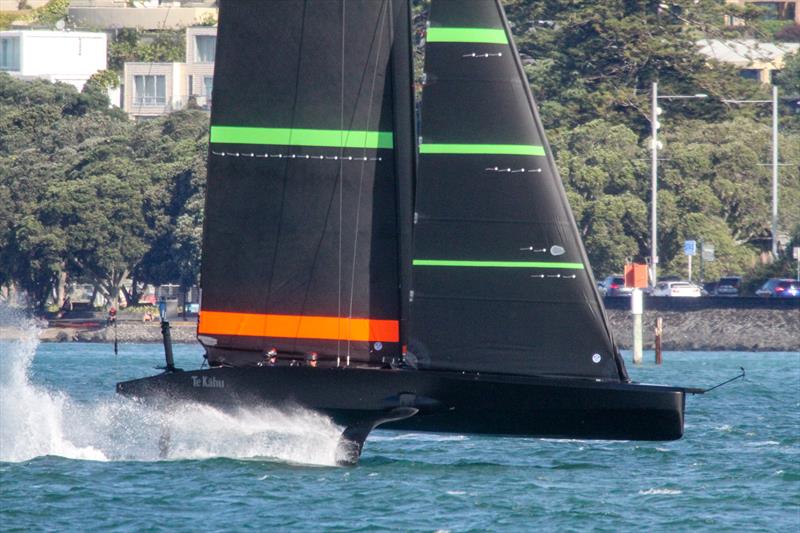 - Te Kahu - Emirates Team New Zealand - Waitemata Harbour - February 20, 2020 photo copyright Richard Gladwell / Sail-World.com taken at Royal New Zealand Yacht Squadron and featuring the AC75 class