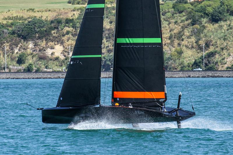 - Te Kahu - Emirates Team New Zealand - Waitemata Harbour - February 20, 2020 photo copyright Richard Gladwell / Sail-World.com taken at Royal New Zealand Yacht Squadron and featuring the AC75 class