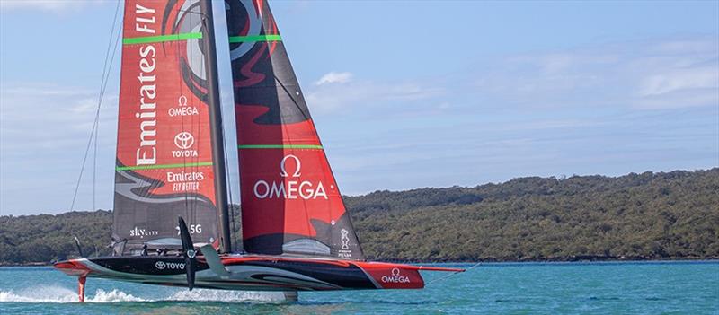 Emirates Team New Zealand - Te Aihe - Rangitoto Channel - photo © Hamish Hooper / ETNZ