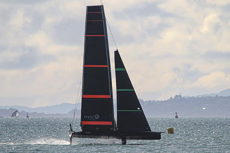 Emirates Team NZ's Test boat - Te Kahu - Waitemata Harbour, June 2020 - photo © Richard Gladwell / Sail-World.com